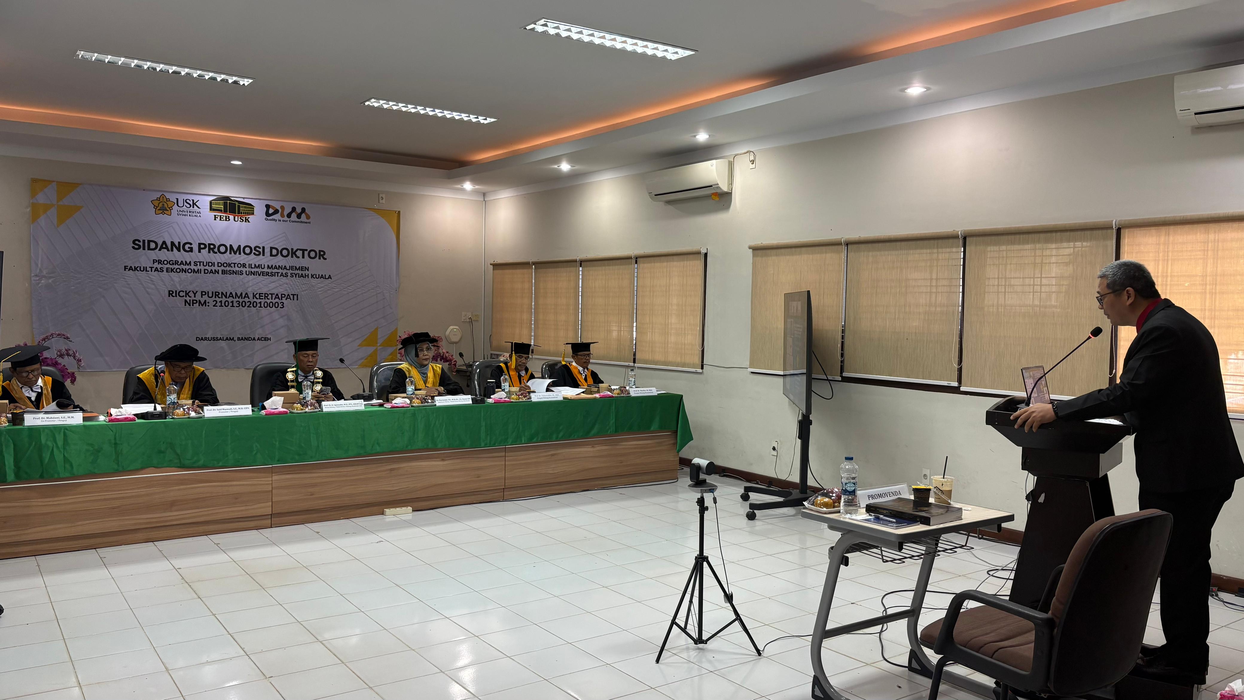 Kombes Pol Ricky Purnama Kertapati Raih Gelar Doktor, Tonggak Baru Penguatan SDM Presisi Polda Aceh