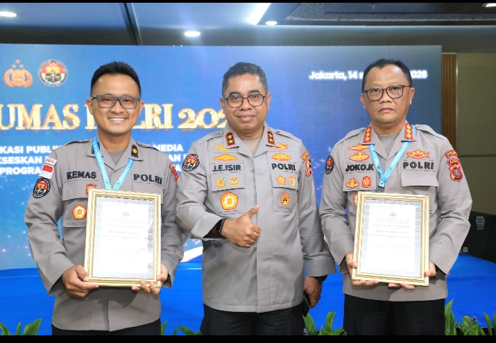Bidhumas Polda Aceh Raih Dua Penghargaan dalam Rakernis Humas Polri 2026