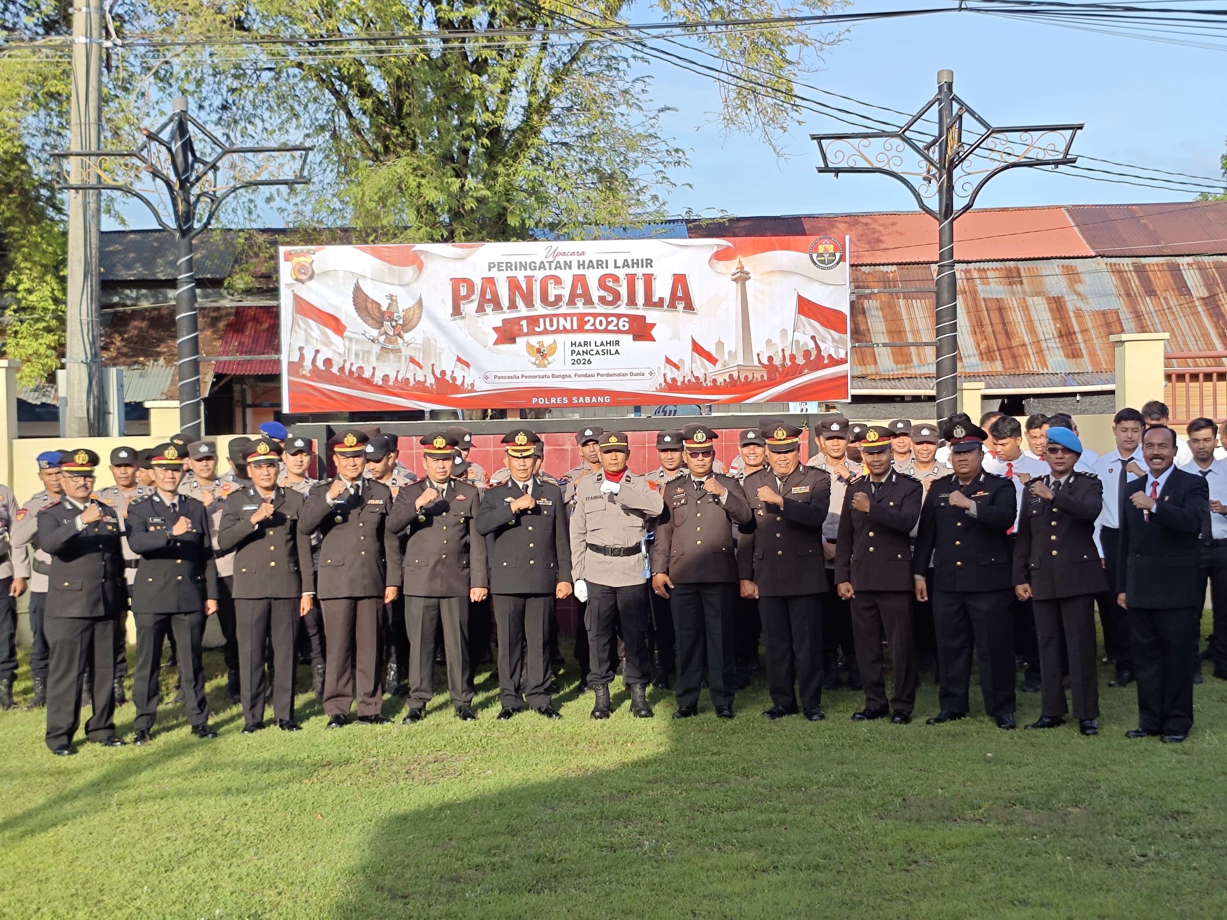 Polres Sabang Gelar Upacara Hari Lahir Pancasila 2026, Perkuat Semangat Persatuan dan Kebangsaan.