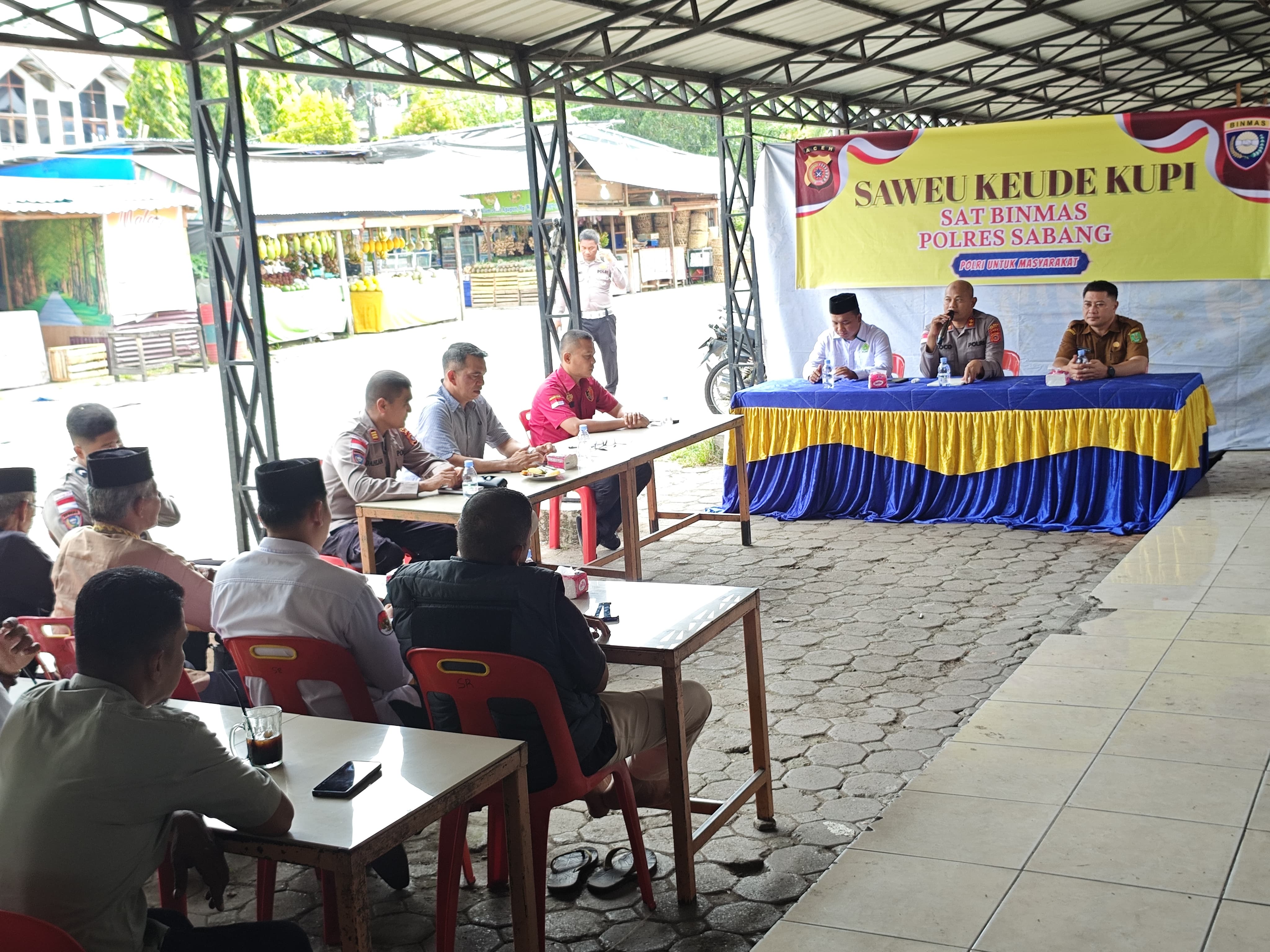 Saweu Keude Kupi Kapolres Sabang Bersama Warga Kuta Timu, Perkuat Sinergi “Polri Untuk Masyarakat”